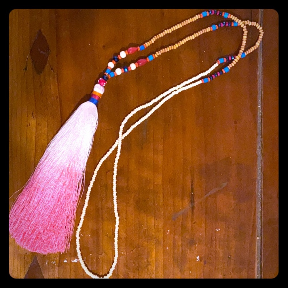 new Roberta Roller Rabbit ombré tassel necklace.